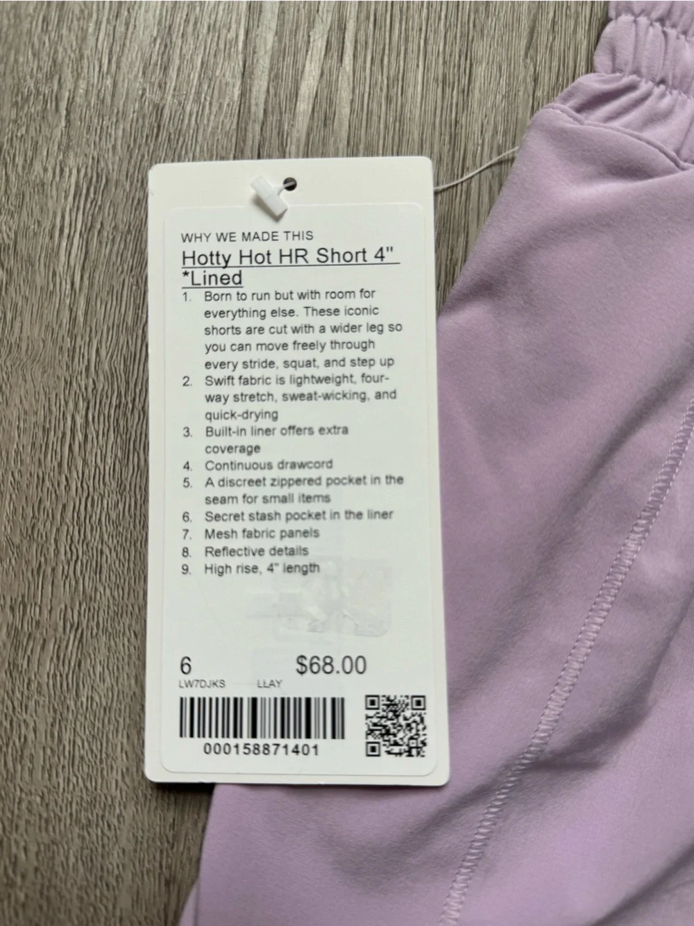 Lululemon Ebb to Street/ Hotty Hots 4” Size 6 Bundle